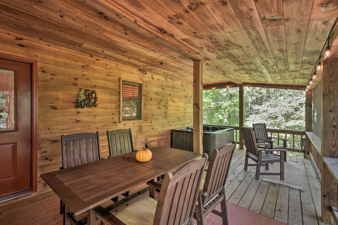 Blue Ridge Cabin Hot Tub, Fire Pit And Grill! Eksteriør billede