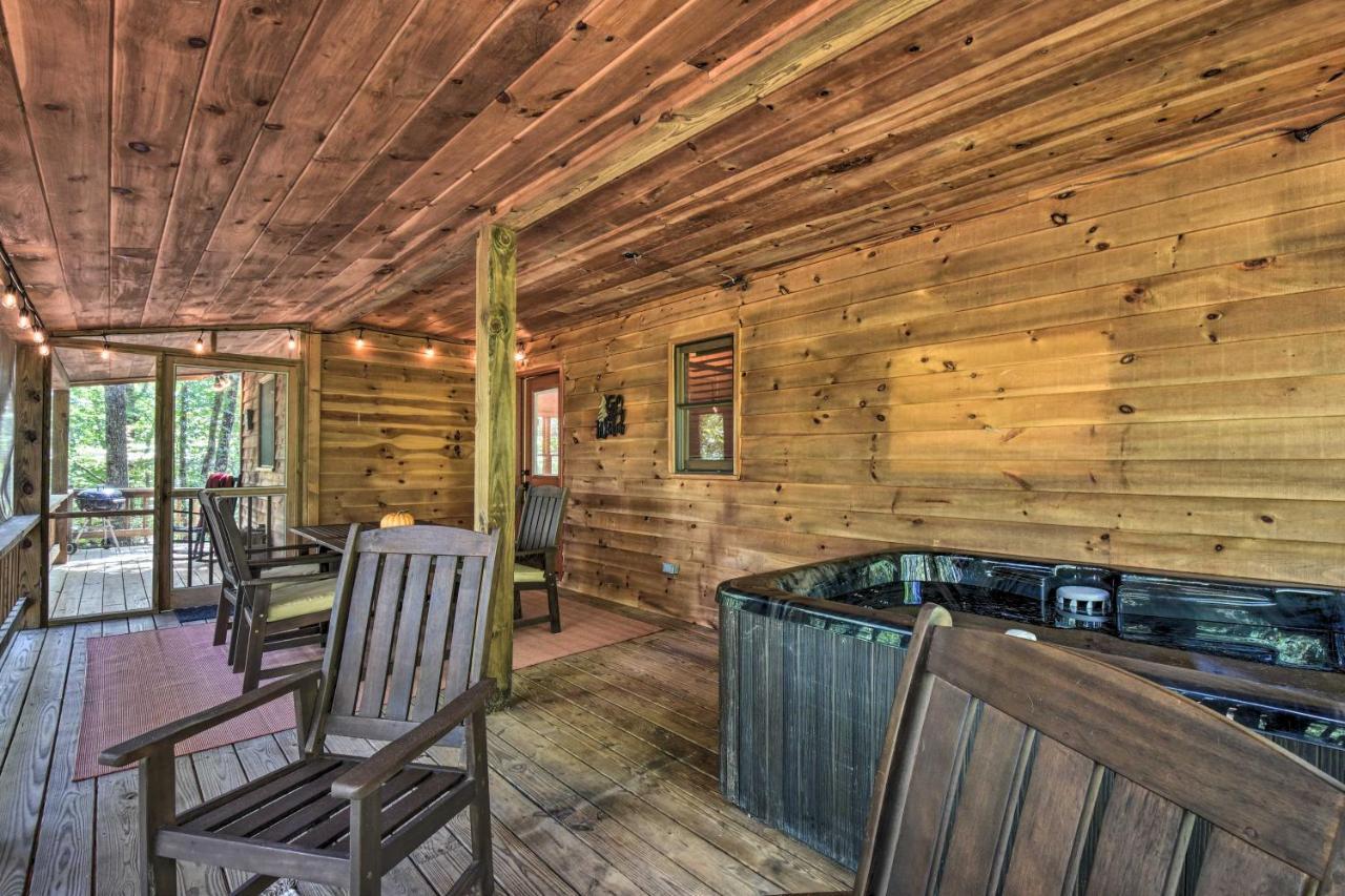 Blue Ridge Cabin Hot Tub, Fire Pit And Grill! Eksteriør billede